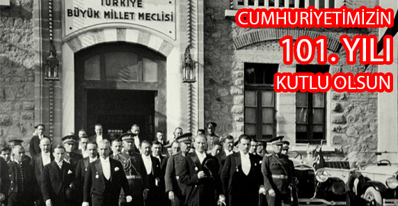 CUMHURİYETİMİZİN 101.YILI KUTLU OLSUN