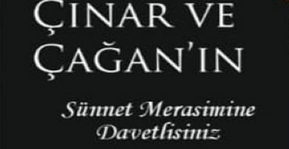 SÜNNET DAVETİYESİ